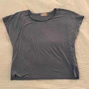 Blue Cropped Tee